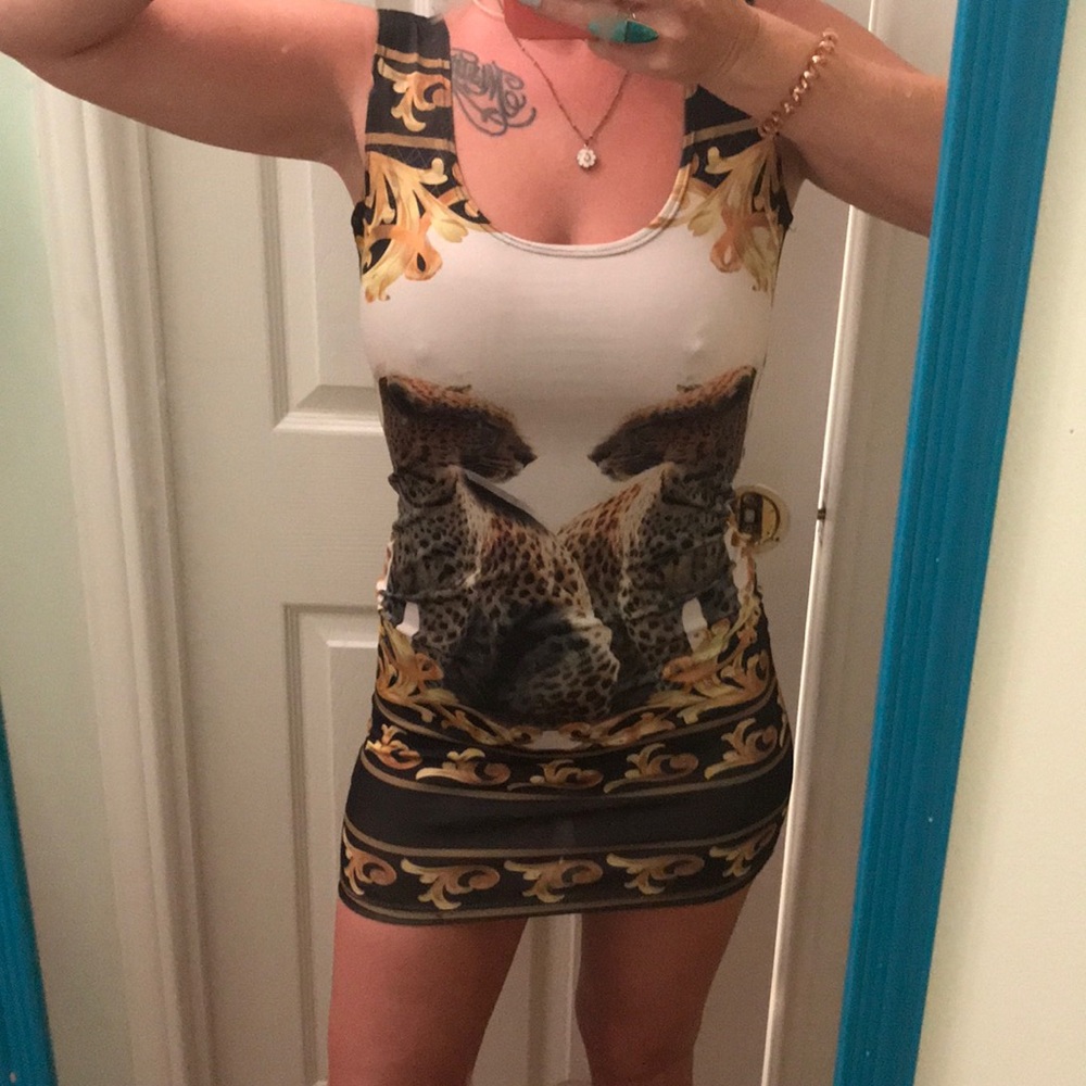 Sexy Cheetah Club Dress